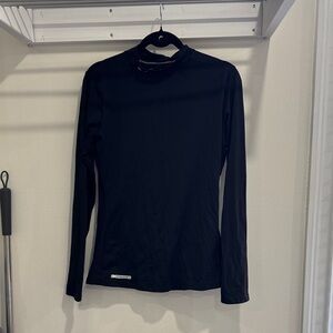 Under Armour Black Long Sleeve Mock Neck Top